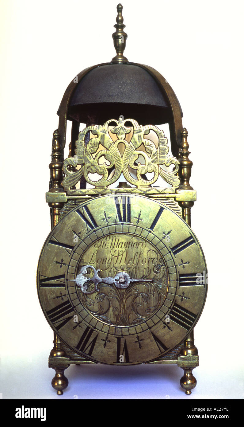 Antico orologio lanterna Foto Stock