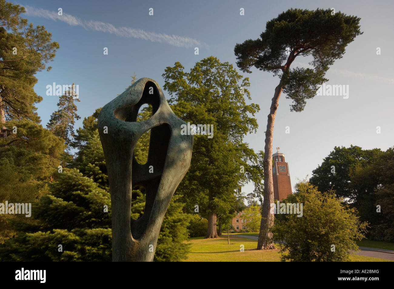 Barbara Hepworth sculpture Streatham Campus università di Exeter Devon UK Foto Stock