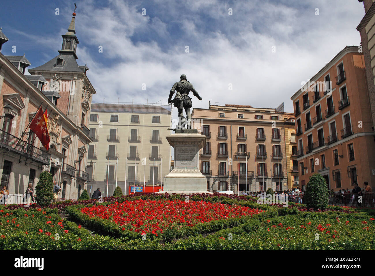 Plaza de la Villa, Madrid, Spagna Foto Stock
