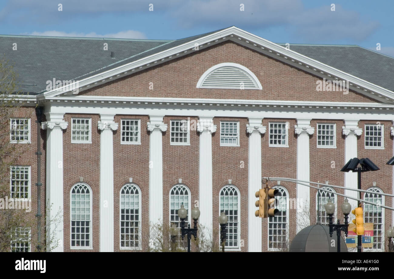 La Harvard University di Cambridge Massachusetts Foto Stock