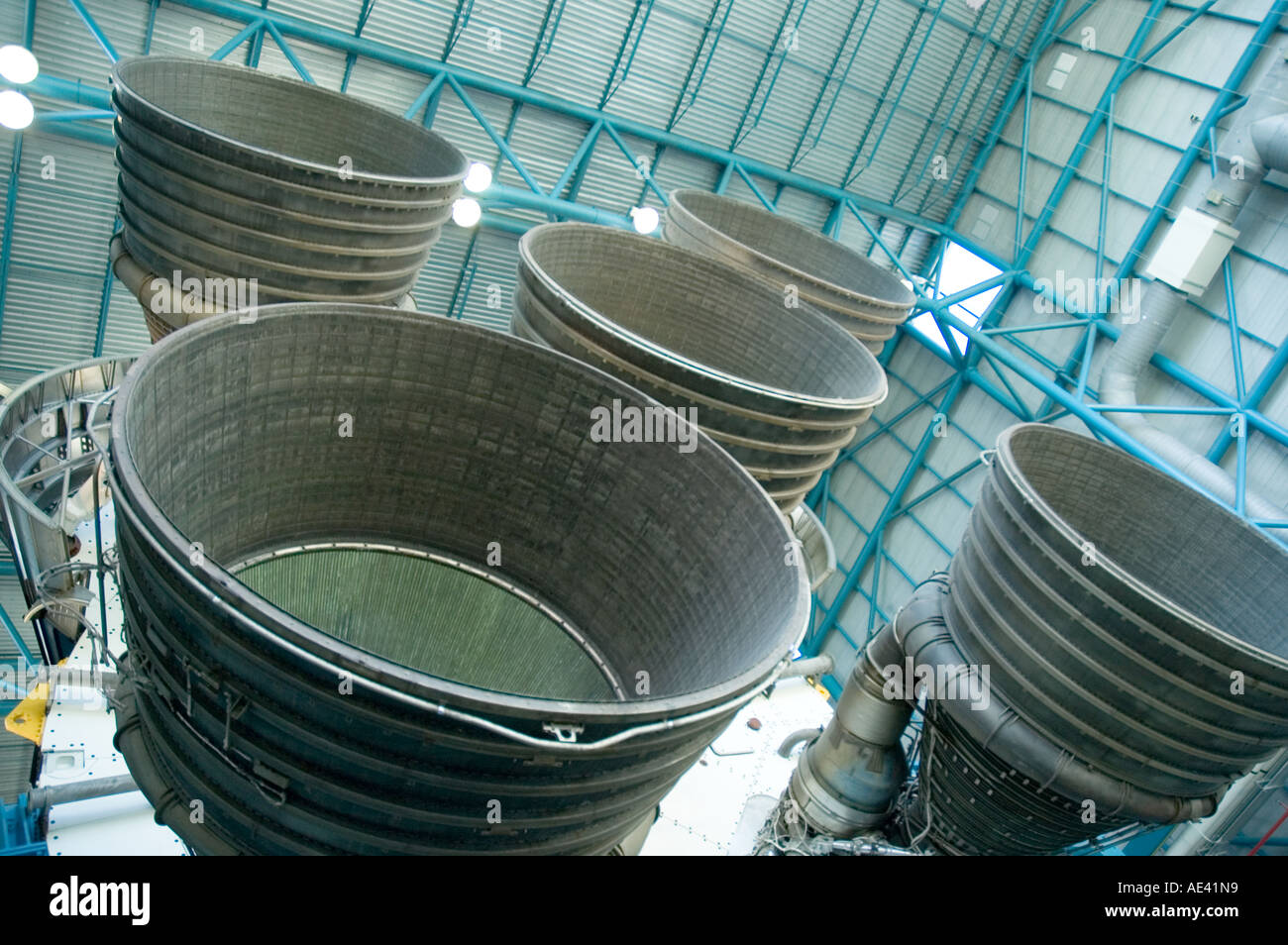 Scena dal Kennedy Space Center di Cape Canaveral in Florida Foto Stock