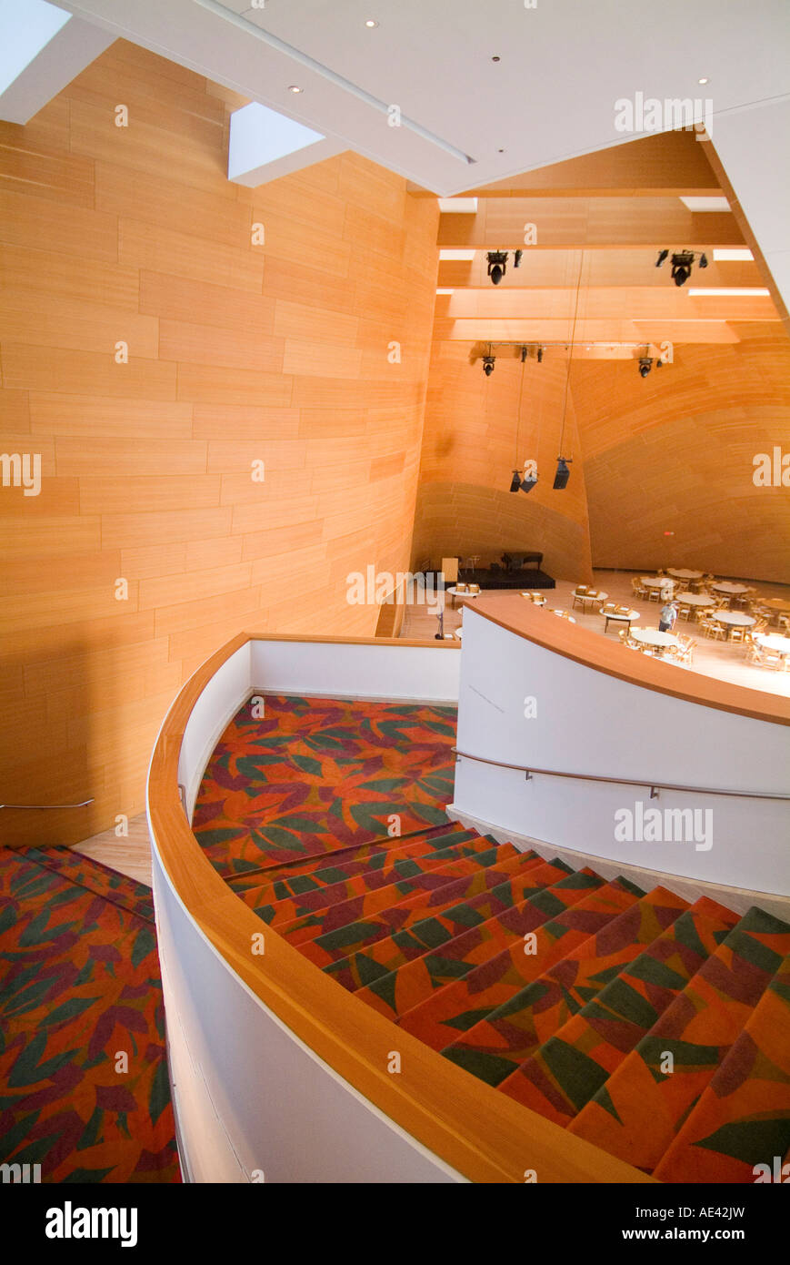 Walt Disney Concert Hall, parte di Los Angeles Music Center, Frank Gehry architetto, downtown Los Angeles, California, Stati Uniti d'America Foto Stock