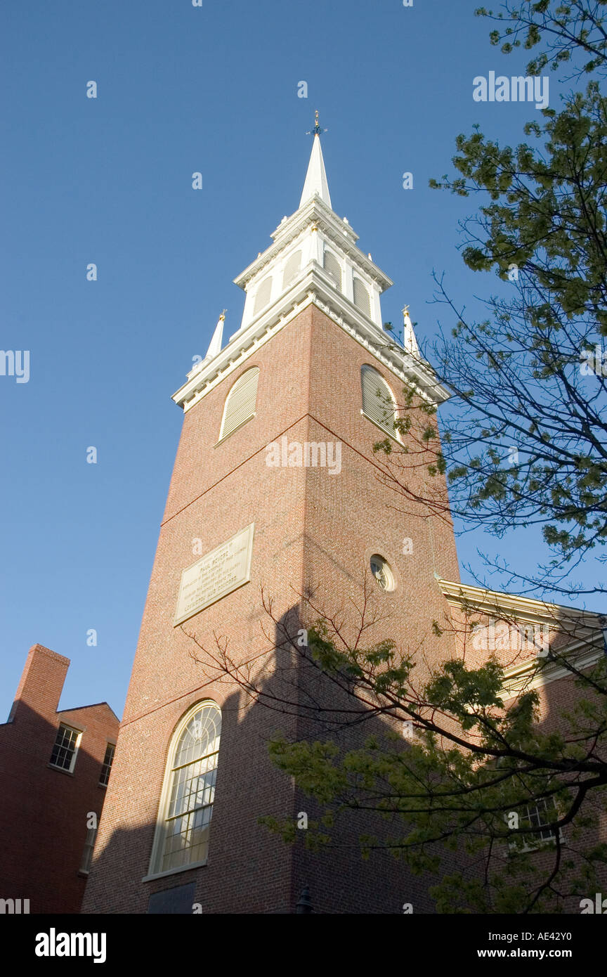 La vecchia chiesa del Nord a Boston s estremità nord Foto Stock