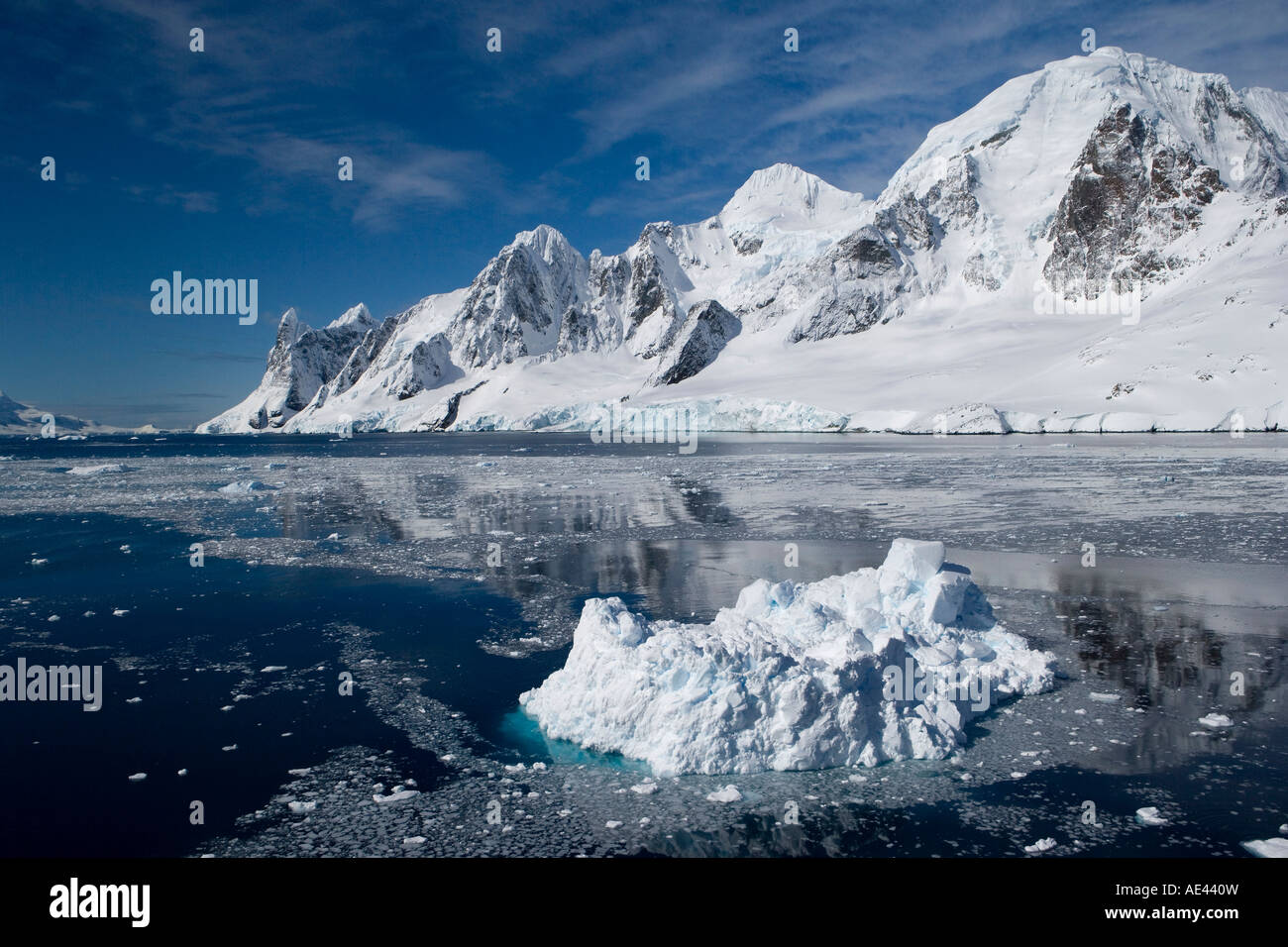 Lemaire Channel, Mare di Weddell, Penisola Antartica, Antartide, regioni polari Foto Stock