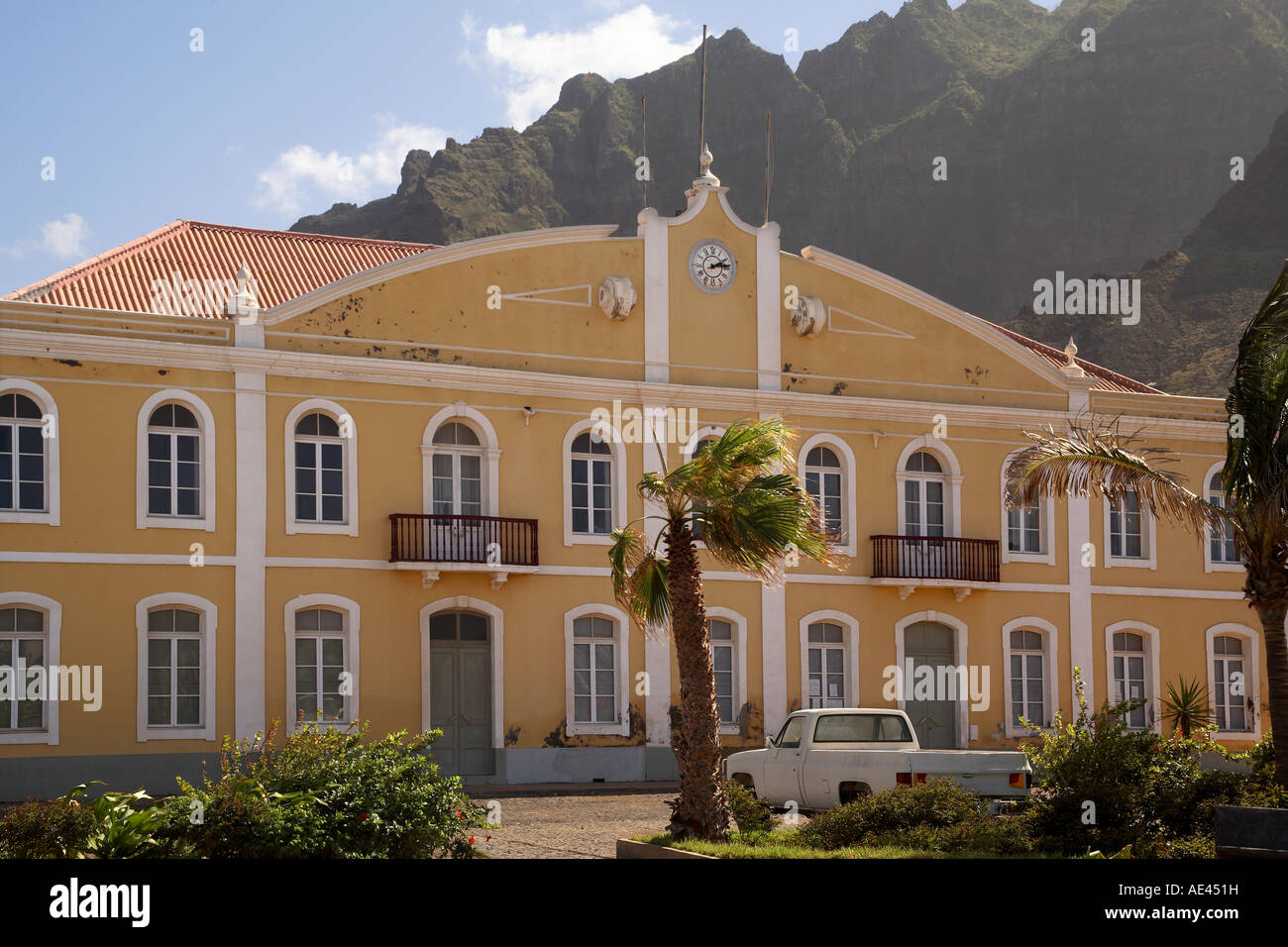 Casa del Governatore, Ponto do Sol, Santo Antao, Isole di Capo Verde, Africa Foto Stock