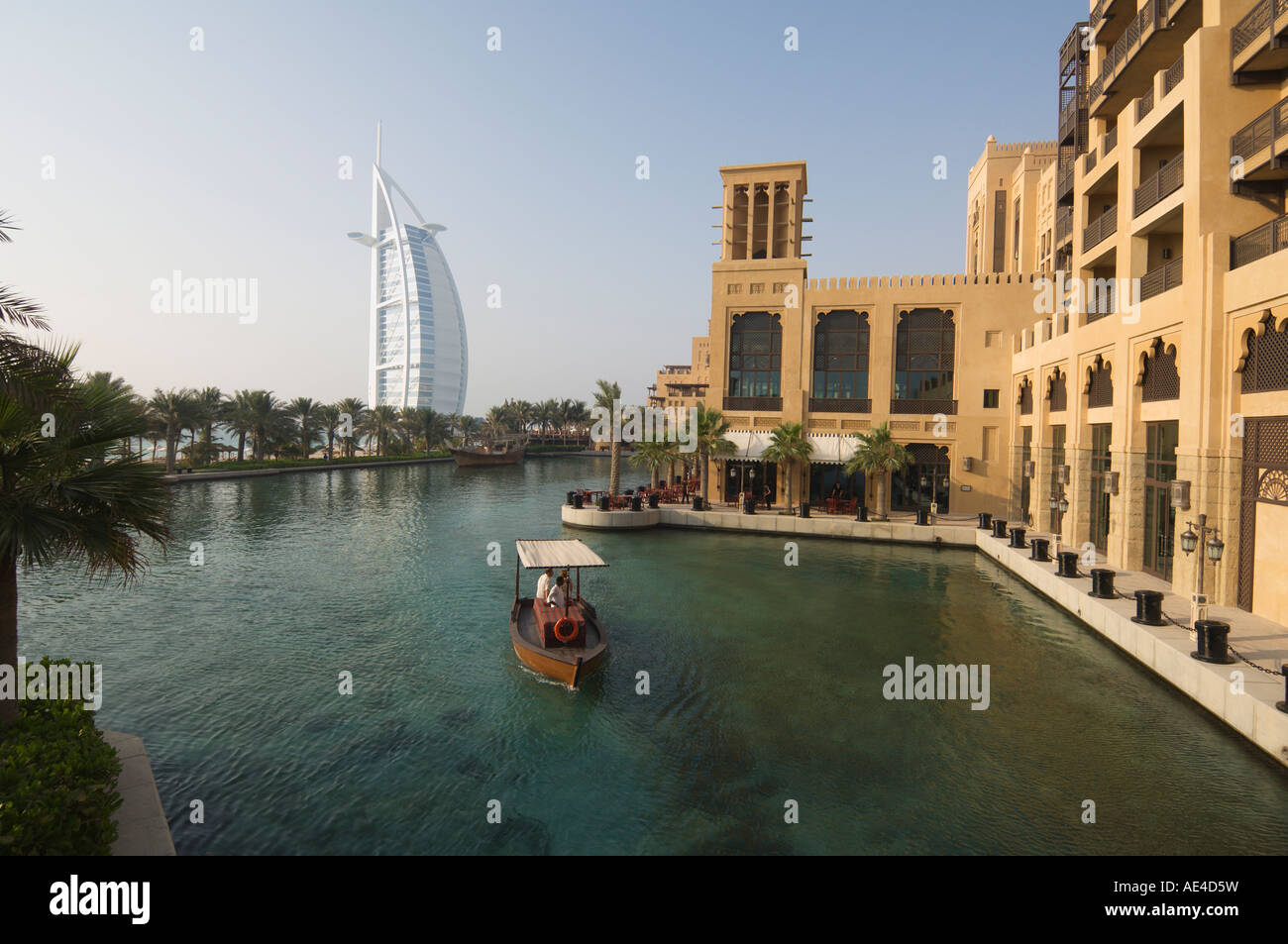 Madinat Jumeirah Hotel, Dubai, Emirati Arabi Uniti, Medio Oriente Foto Stock