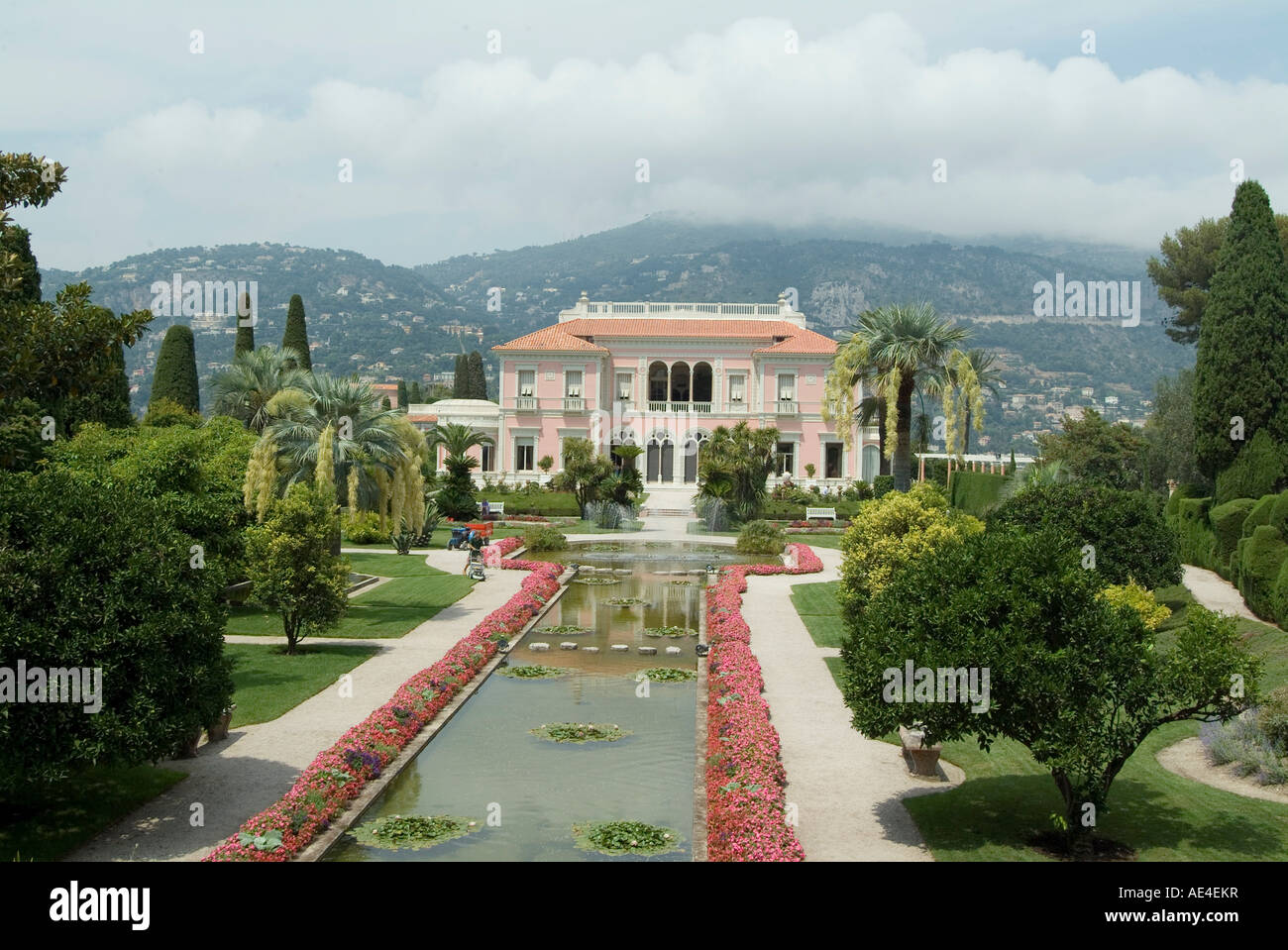 Villa Ephrussi, storica Villa Rothschild, St Jean Cap Ferrat, alpi marittime, provenza, Francia, Europa Foto Stock