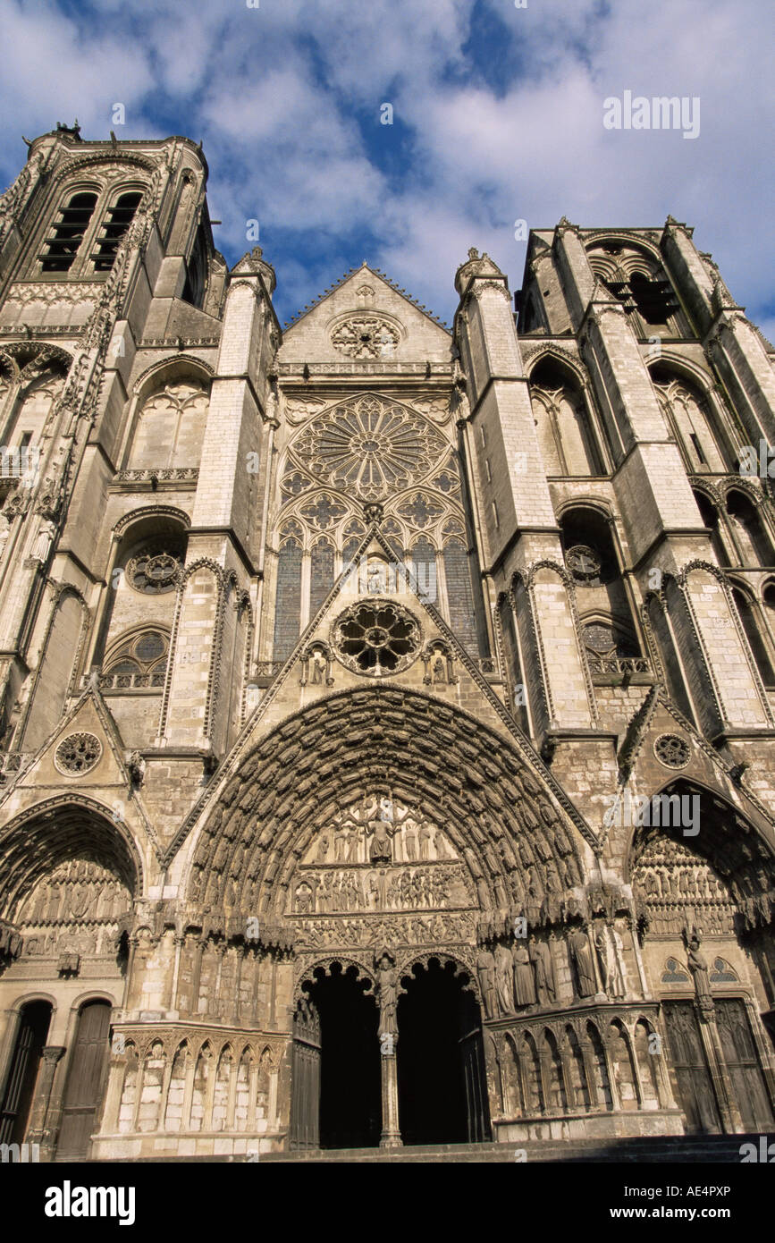 L'ultima sentenza, Etienne cattedrale, Sito Patrimonio Mondiale dell'UNESCO, Bourges, Loire, centro, Francia, Europa Foto Stock