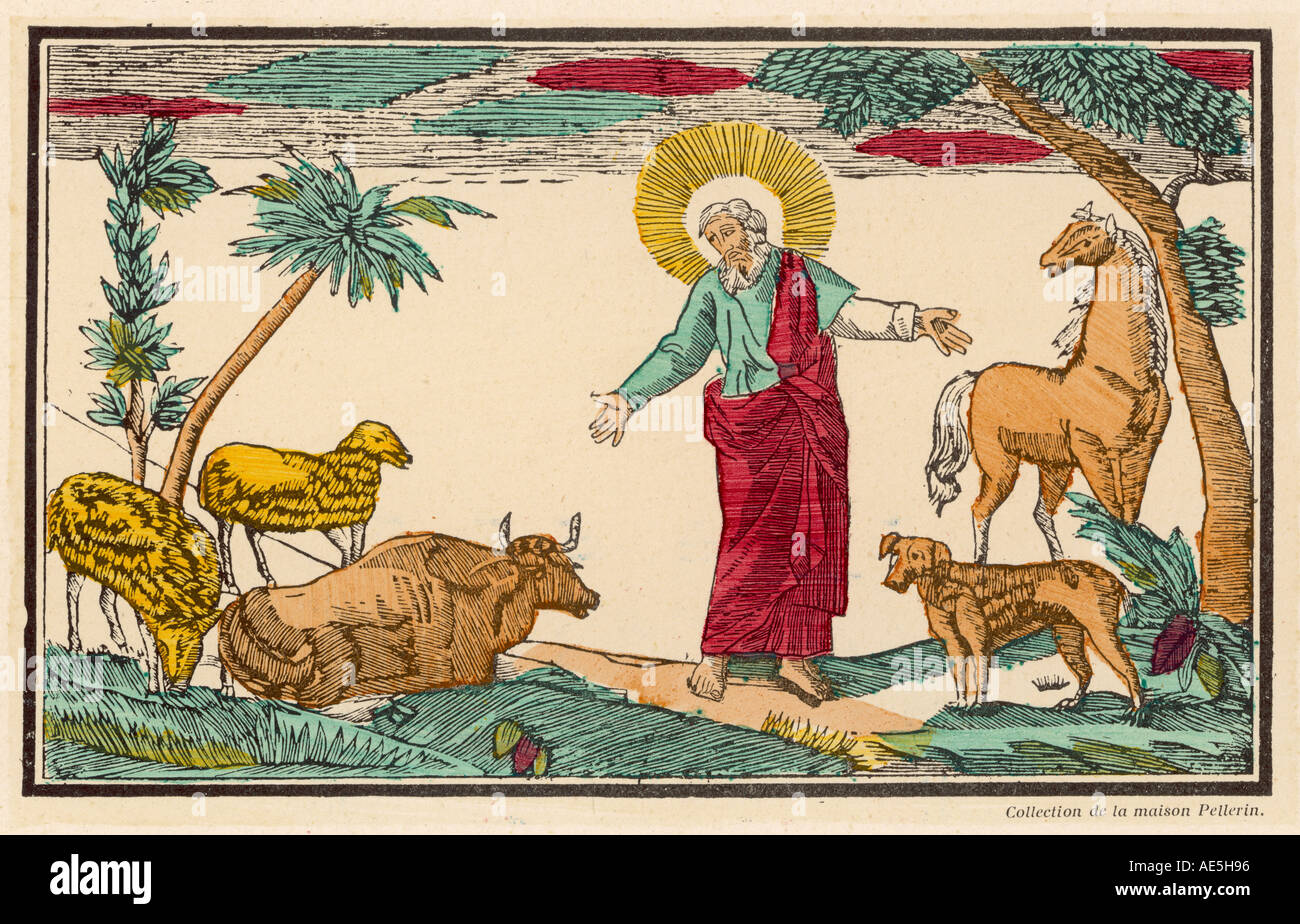 Dio è fornito di Eden Foto Stock