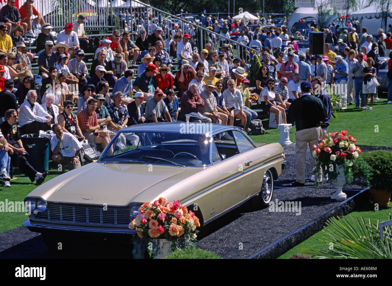 JACQUELINE ideato da Sergio Pininfarina per Jackie Onassis CONCORSO ITALIANO Concourse Italiano quaglia CALIFORNIA LODGE Foto Stock