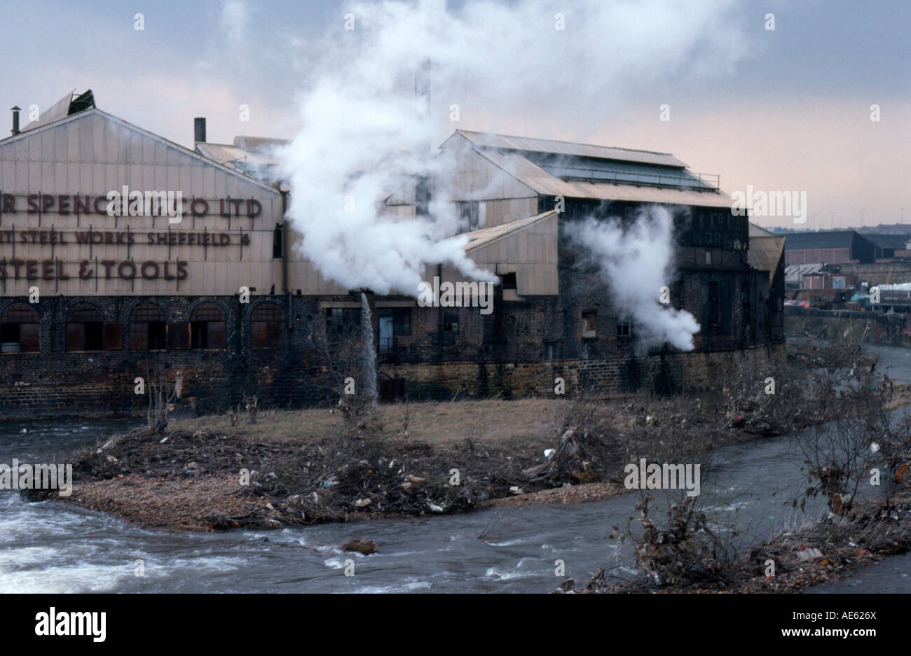 La fabbrica sul Fiume Don Sheffield REGNO UNITO Foto Stock