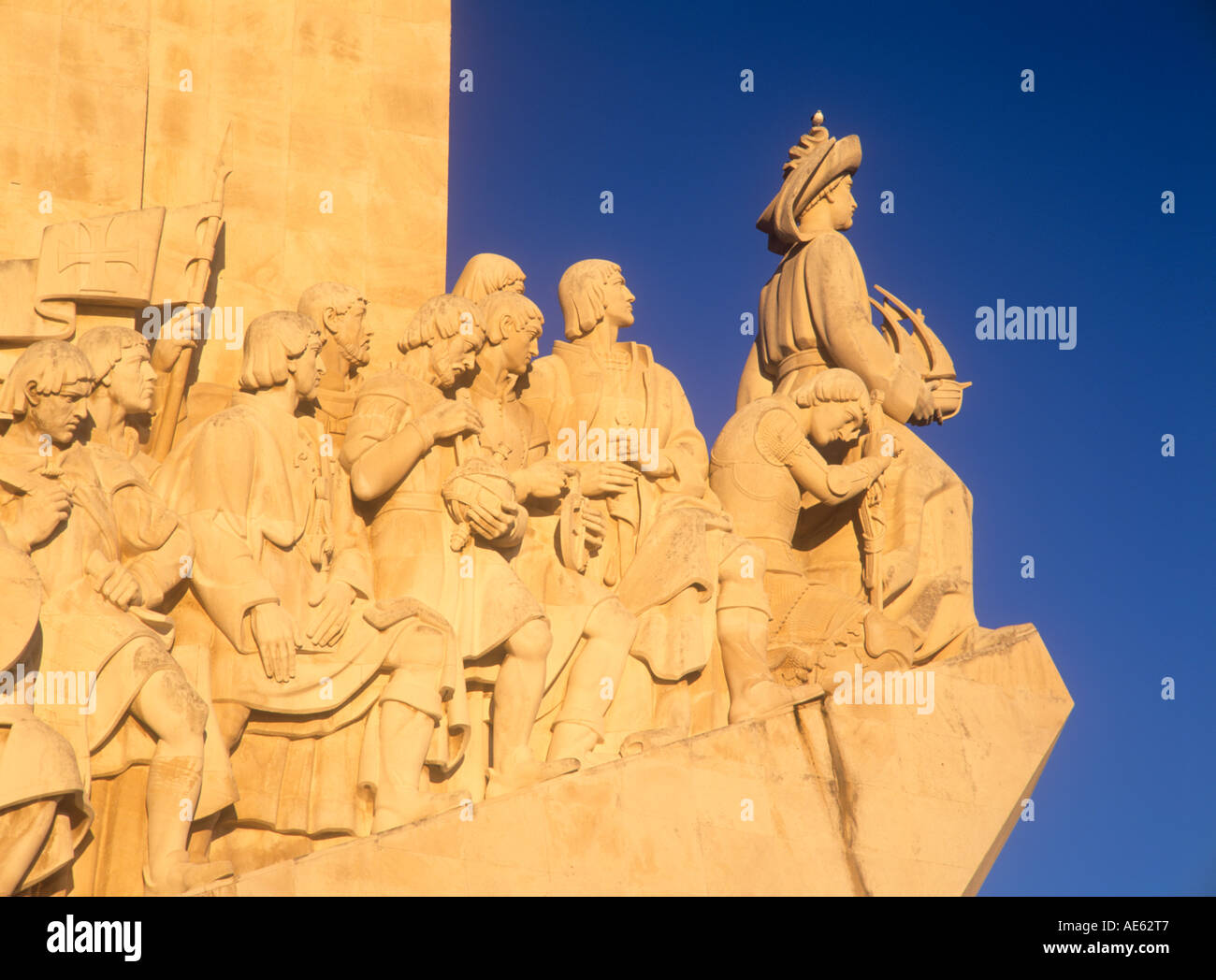Il Monumento delle Scoperte Belem Lisbona Portogallo Foto Stock