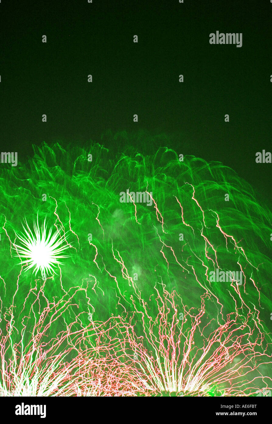 Fuochi d'artificio Foto Stock