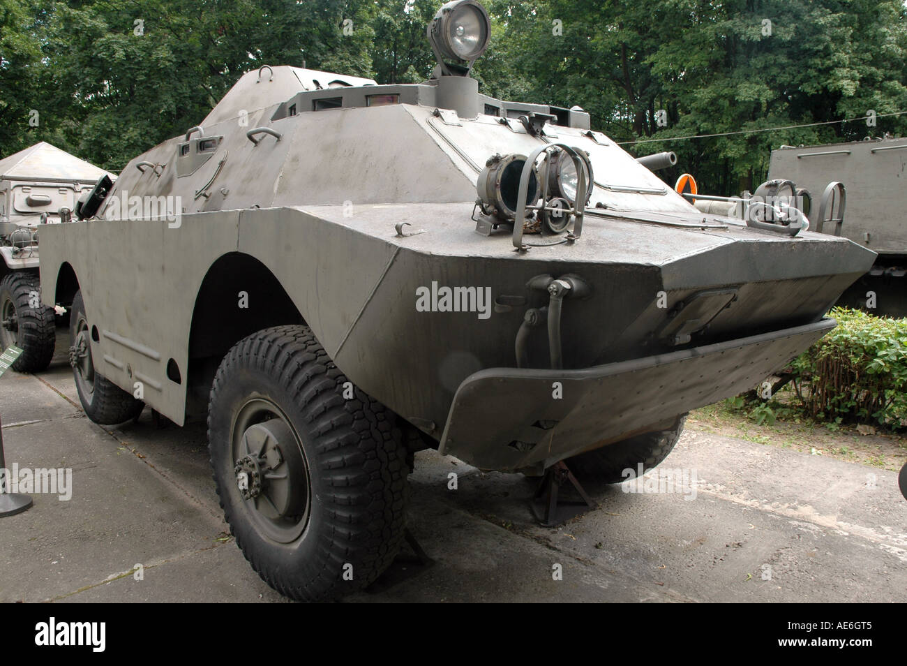 Il russo BRDM-2 blindato veicolo scout Foto Stock