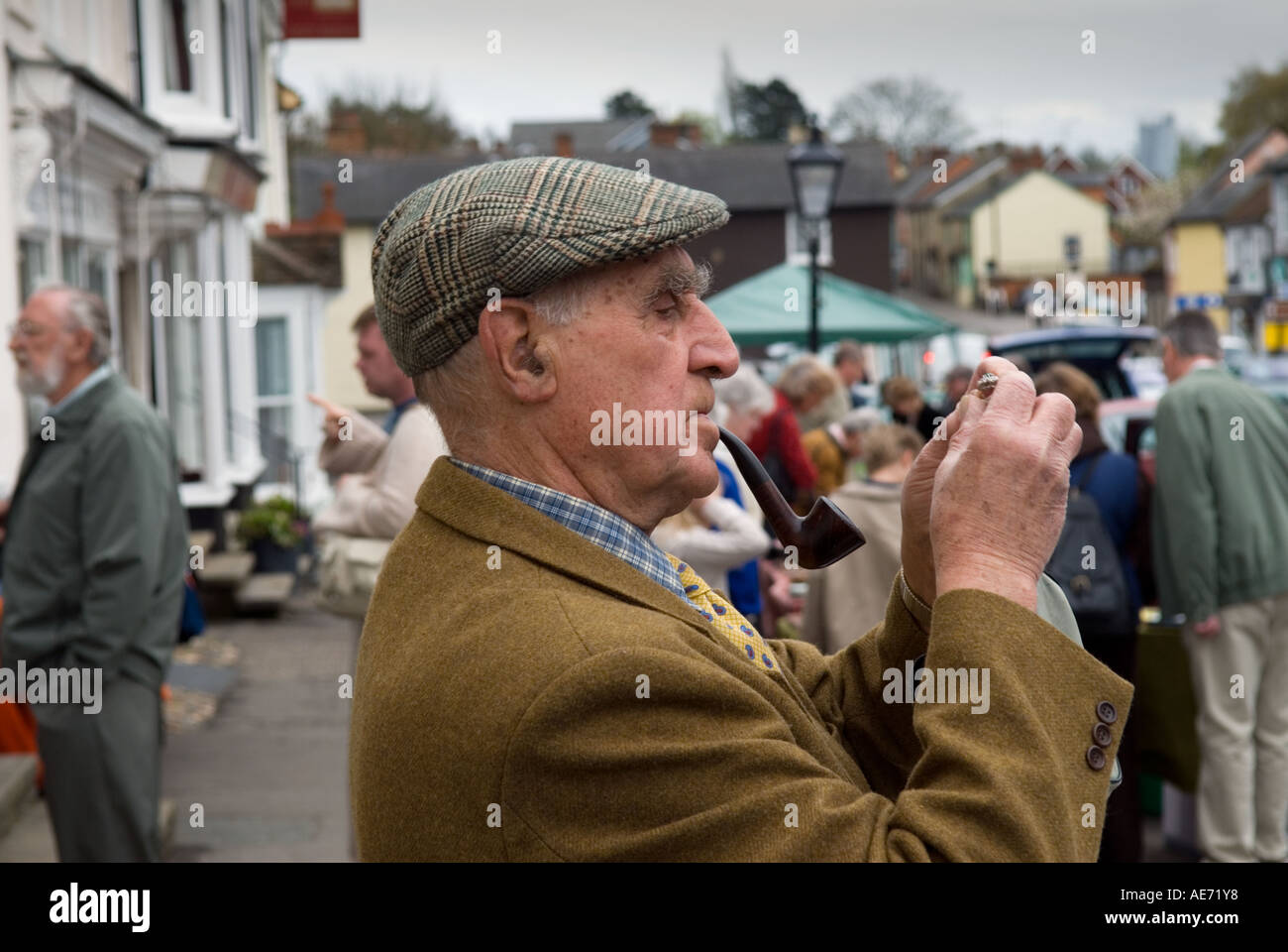 THAXTED ESSEX INGHILTERRA STREET FAIR 2006 Foto Stock