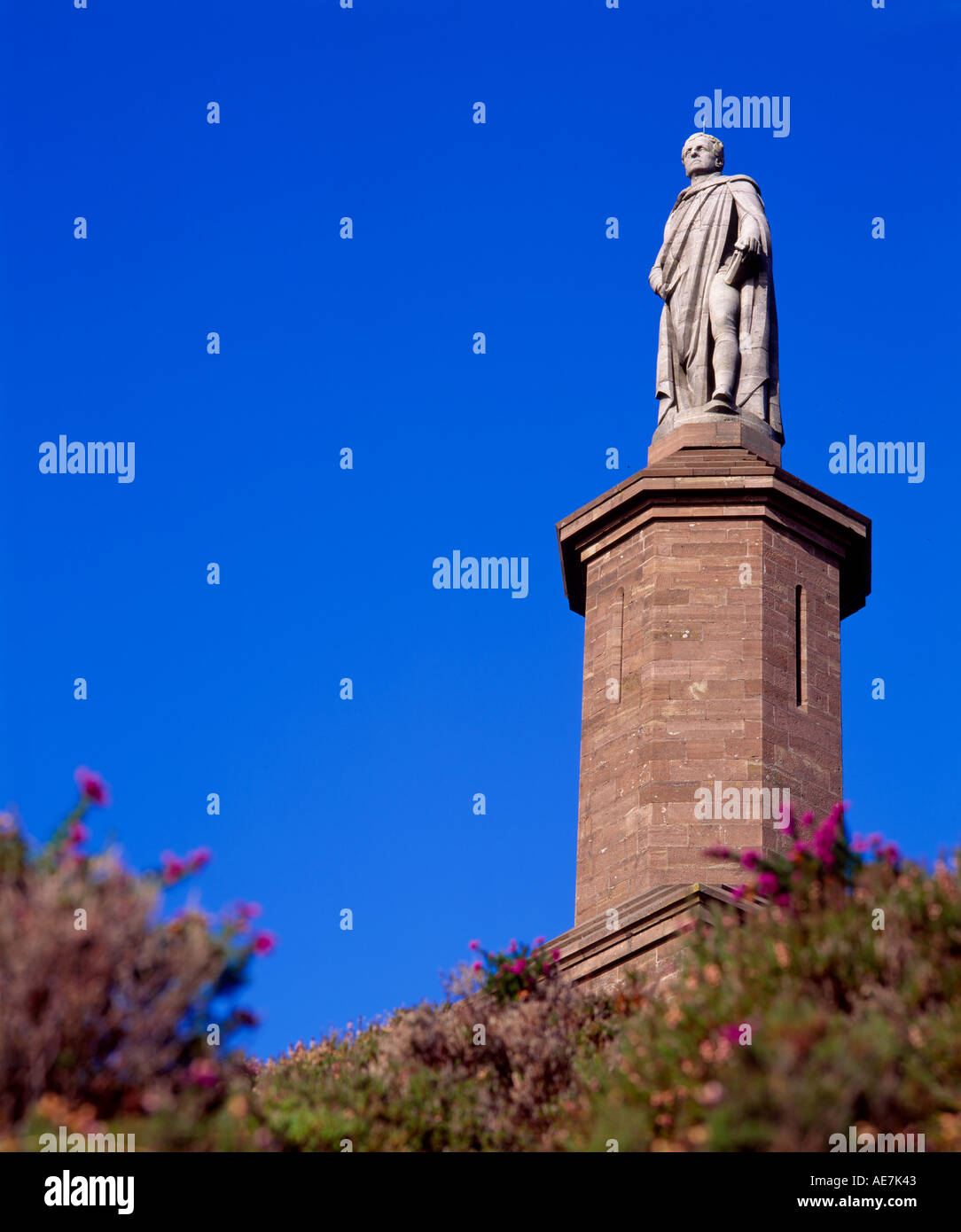 Statua del primo duca di Sutherland, Golspie, Sutherland, Highland, Scotland, Regno Unito Foto Stock