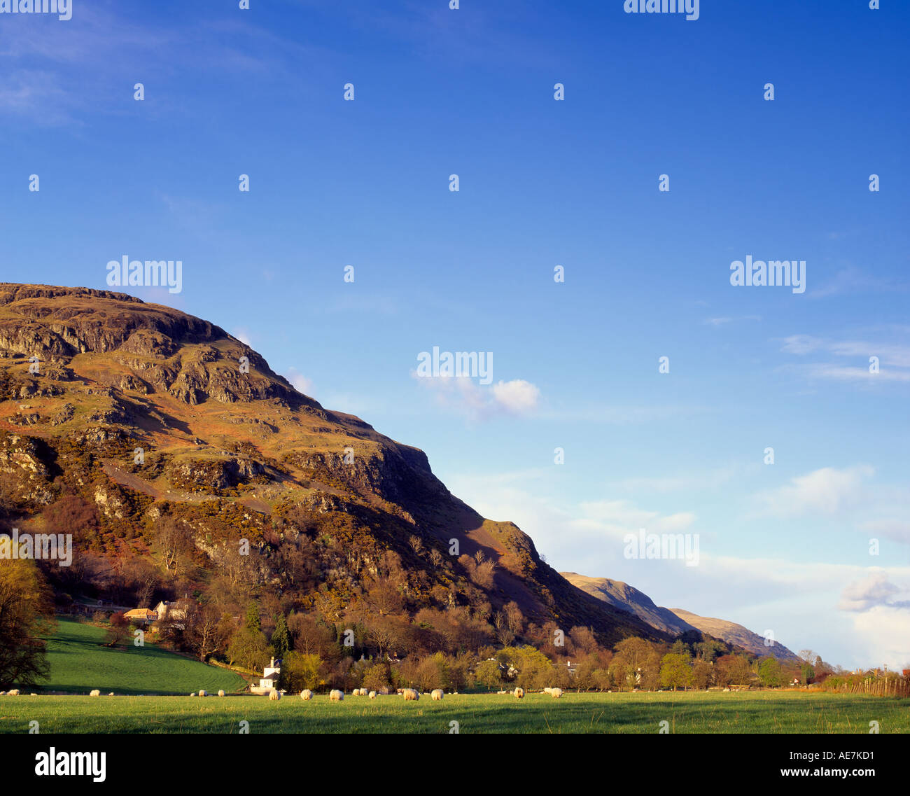 E Blairlogie Dumyat hill, Stirling Scozia Scotland, Regno Unito Foto Stock