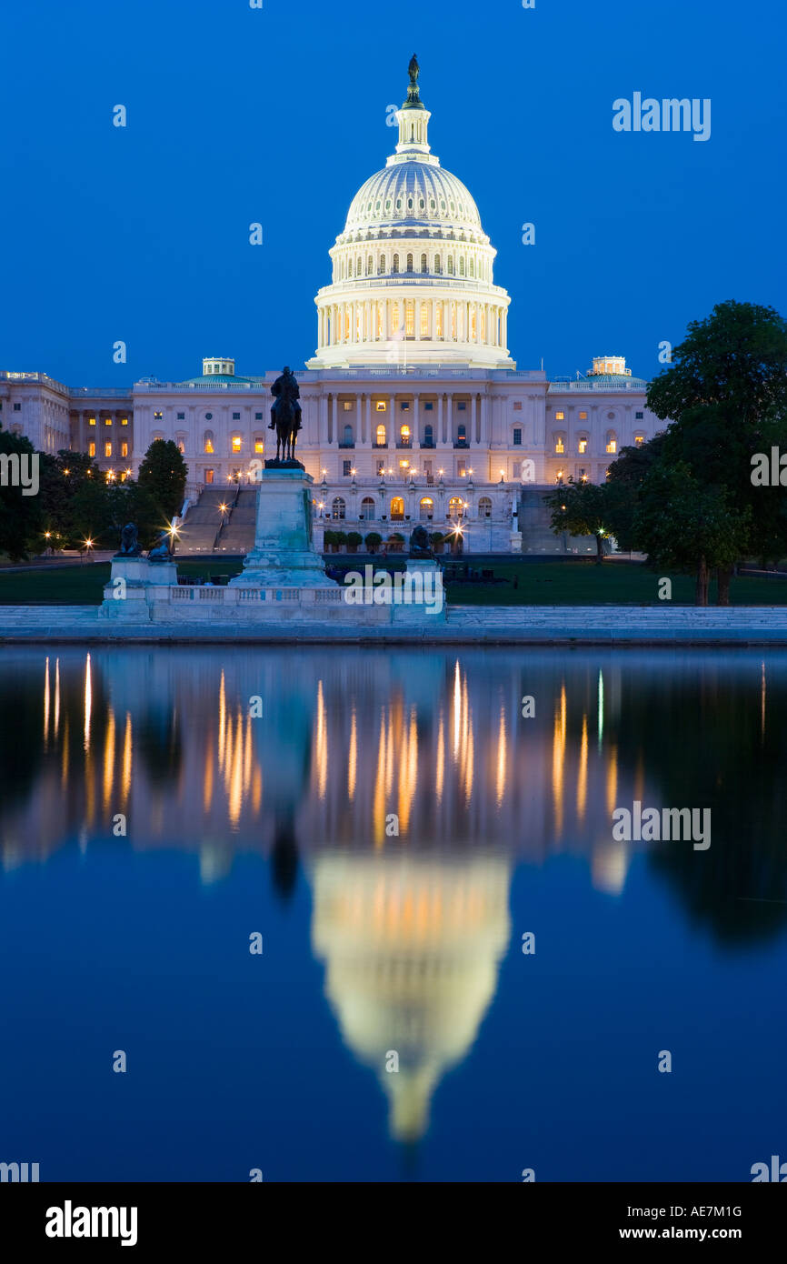 Stati Uniti Washington DC, la creazione del capitale Foto Stock