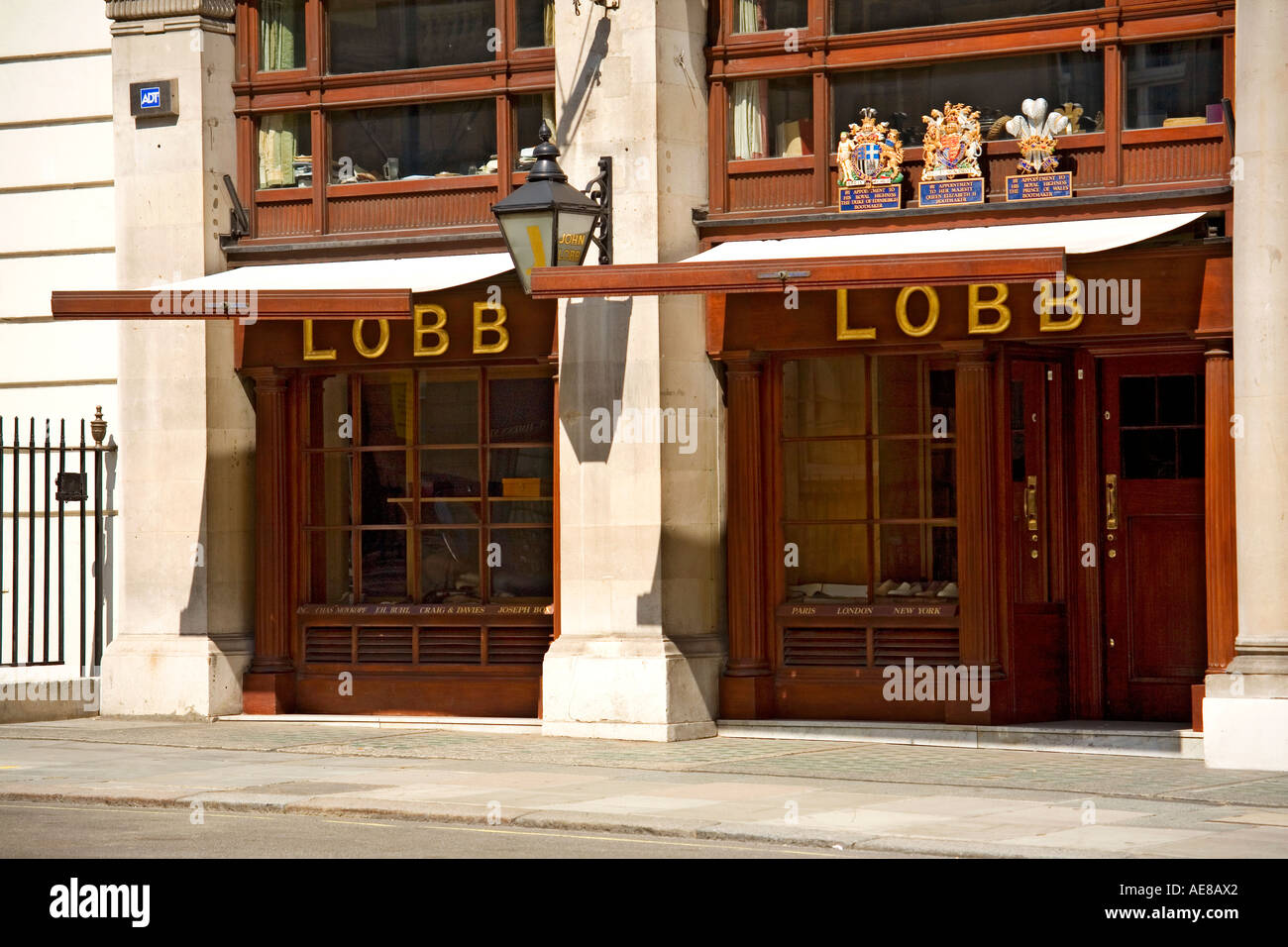 Lobb la famosa scarpa makers in London Inghilterra England Foto Stock