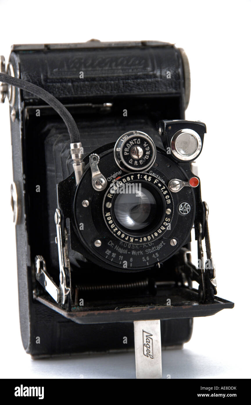 Kodak Nagel Vollenda 620 Fotocamera di piegatura c1932 solo uso editoriale Foto Stock