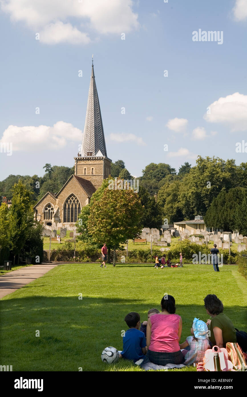 In Inghilterra. Surrey. Godalming chiesa parrocchiale Foto Stock