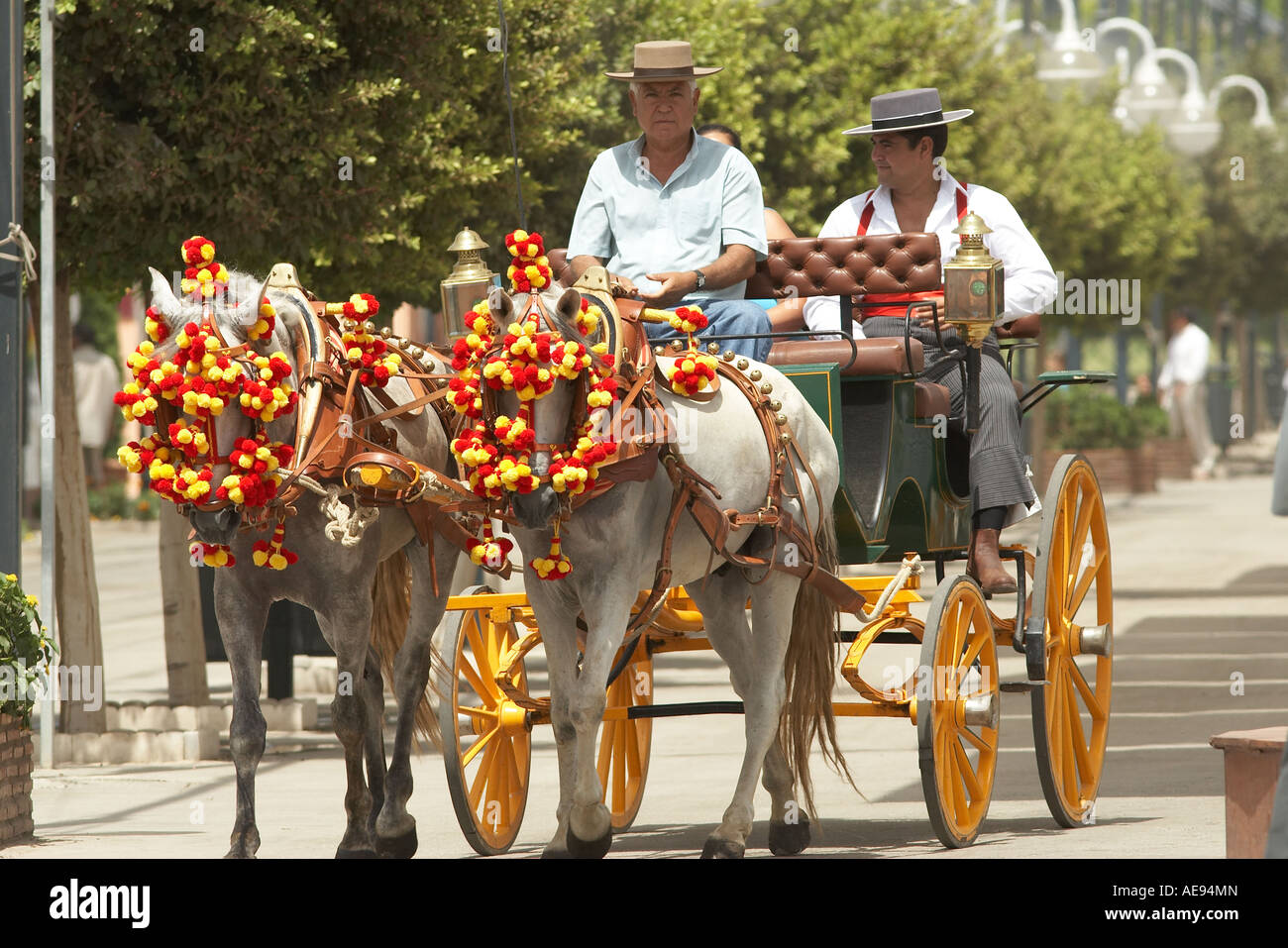Feria de Malaga Spagna Foto Stock