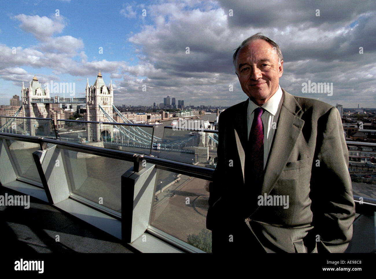 Signor Ken Livingstone sindaco di Londra Foto Stock