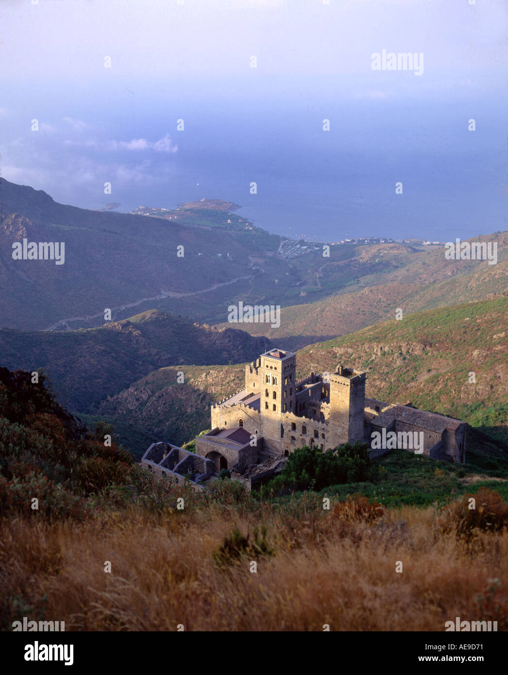 San Pere de Roda monastero Spagna Catalogna Foto Stock