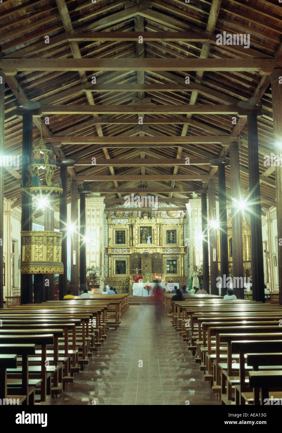 La missione dei gesuiti Chiesa - San José de Chiquitos, BOLIVIA Foto Stock