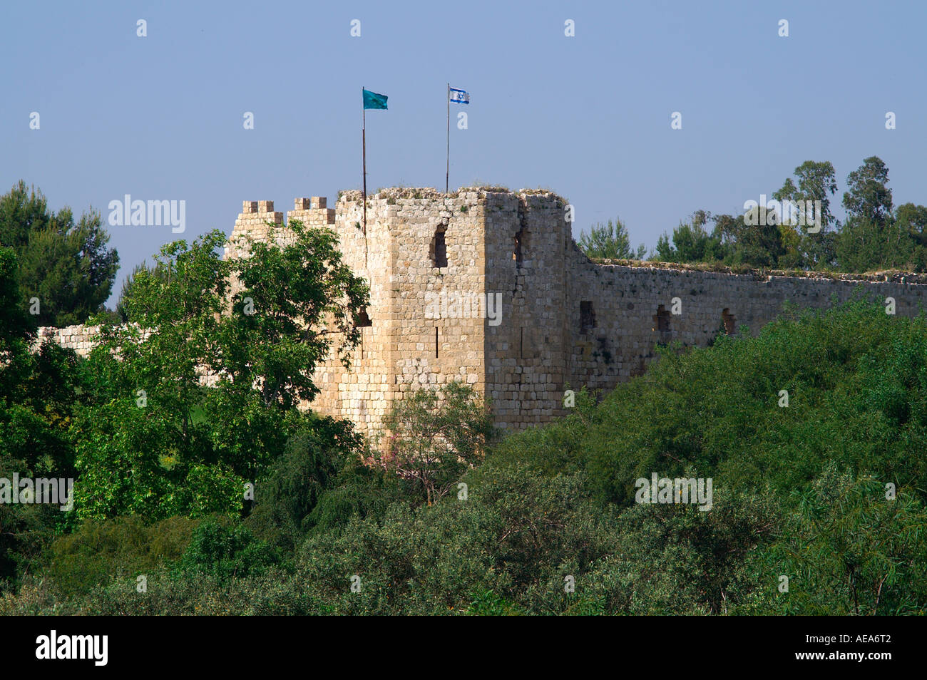 Tel Afek Israele Foto Stock