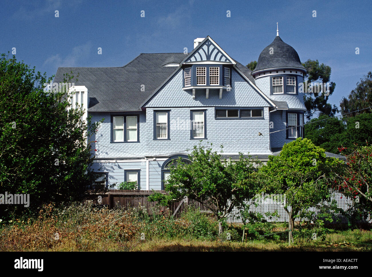 VICTORIAN PACIFIC GROVE CALIFORNIA Foto Stock