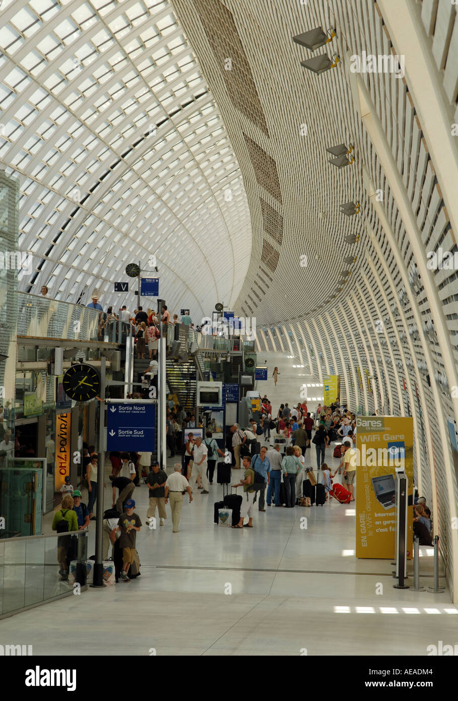 Stazione TGV di Avignone, Francia. Foto Stock