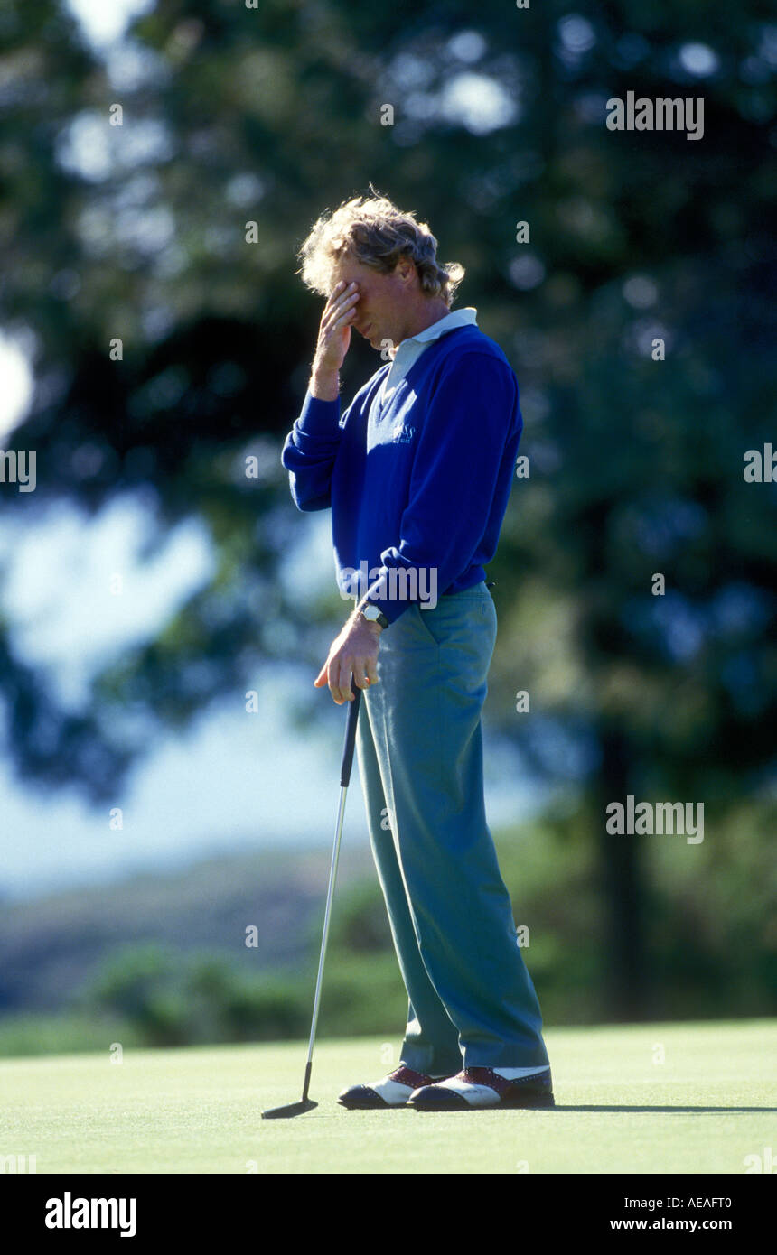 Bernhard Langer compete in California torneo di golf. Foto Stock