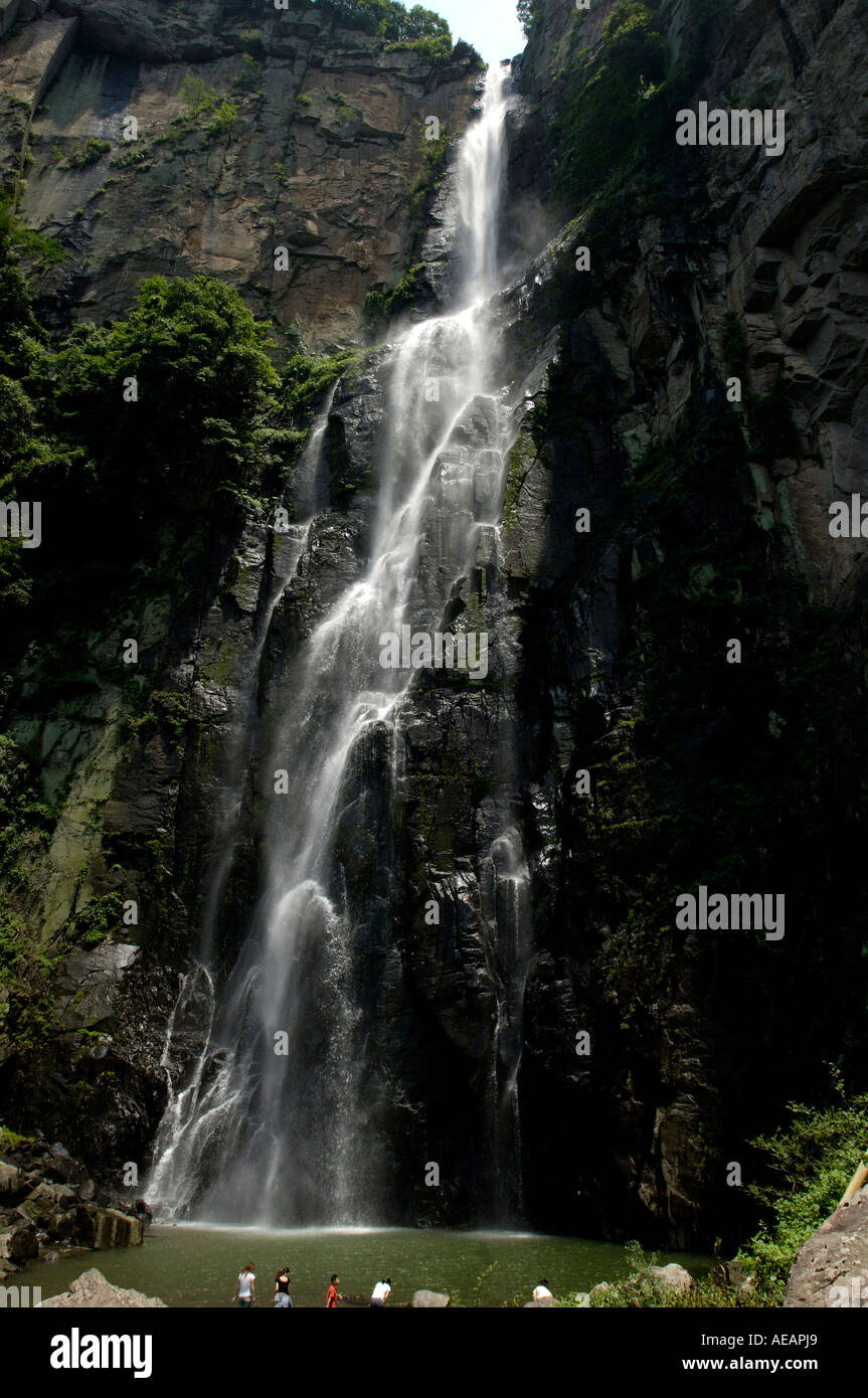 La cascata di Xikou Foto Stock