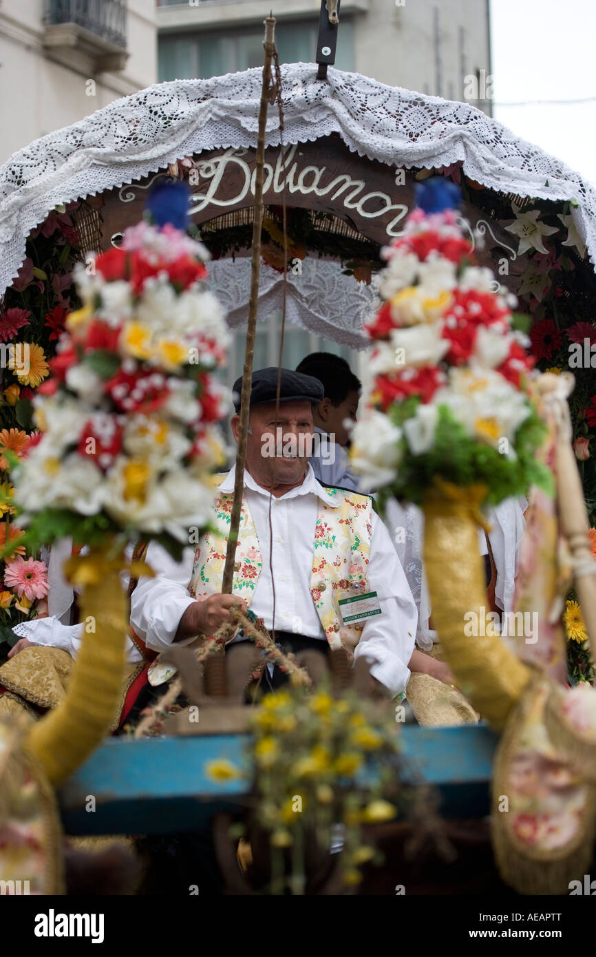 Festa di Sant'Efisio a Cagliari Sardegna Italia Foto Stock