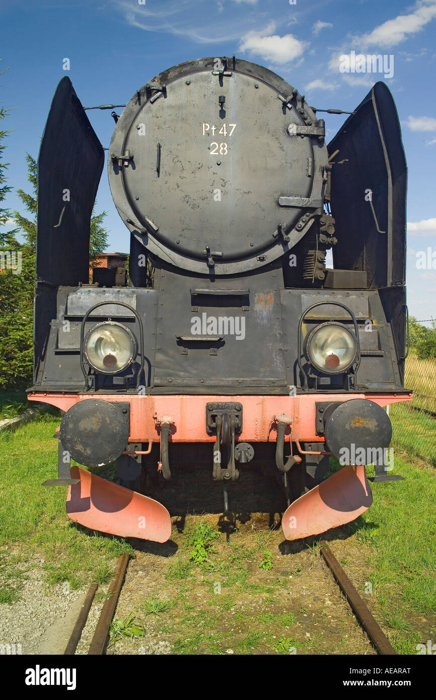 Motore a vapore locomotiva Pt 47 Foto Stock
