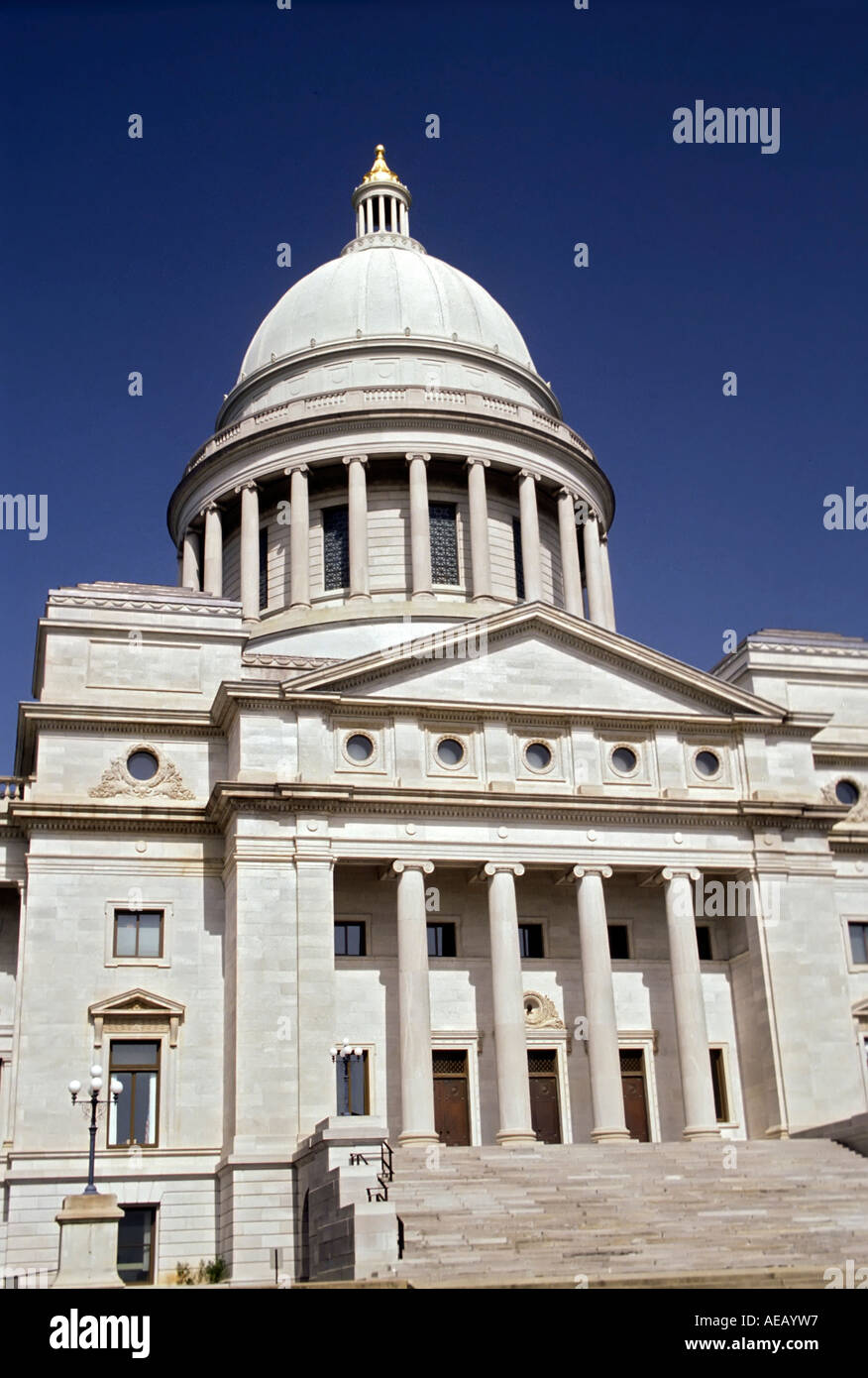 Lo State Capitol Building a Little Rock Arkansas Foto Stock