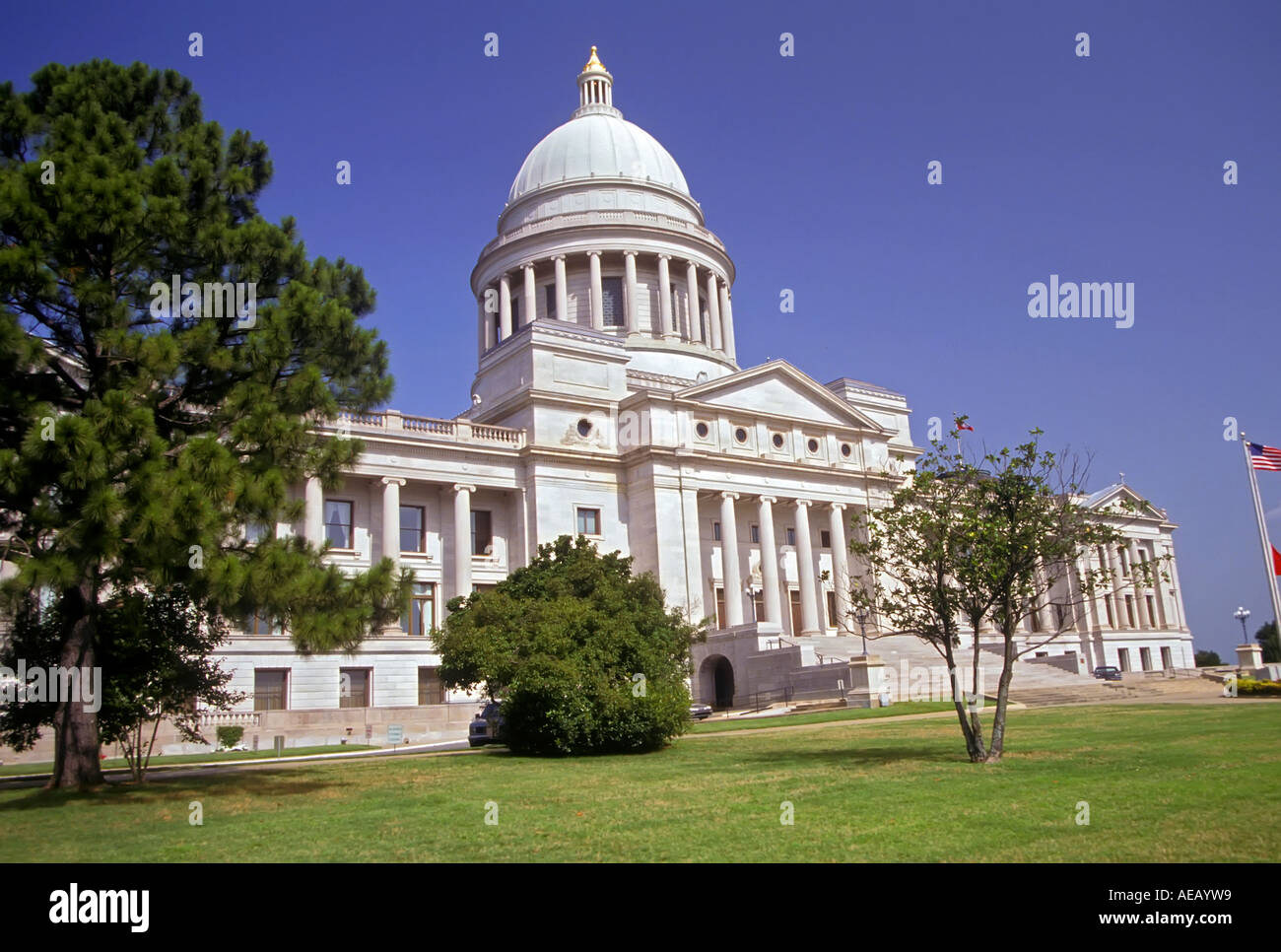 Lo State Capitol Building a Little Rock Arkansas Foto Stock