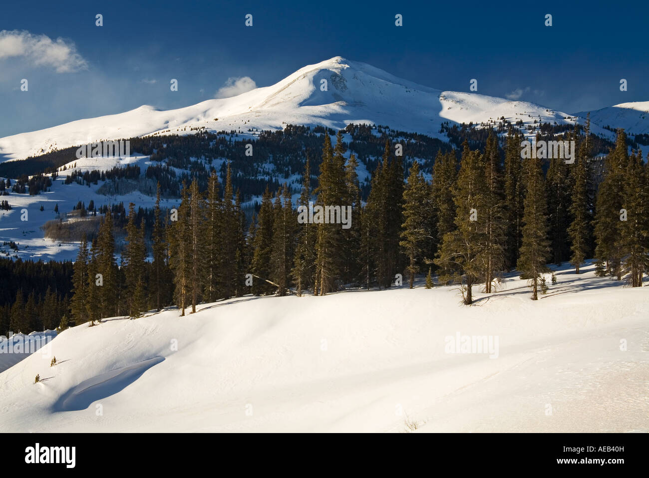 Serbatoio di Clinton Fremont Pass Montagne Rocciose Colorado USA Foto Stock