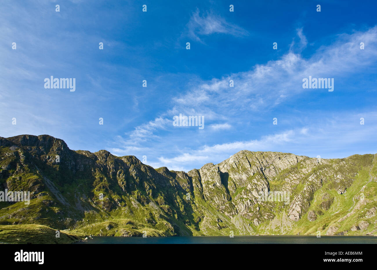 Penygadair & Llyn Cau, Cadair Idris, Wales, Regno Unito Foto Stock