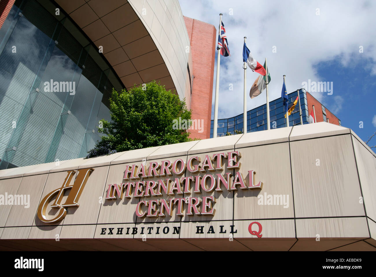 Harrogate International Centre exhibition hall yorkshire England Regno unito Gb Foto Stock