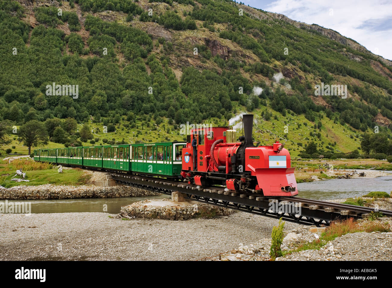 Southern Fueguian Railway Foto Stock