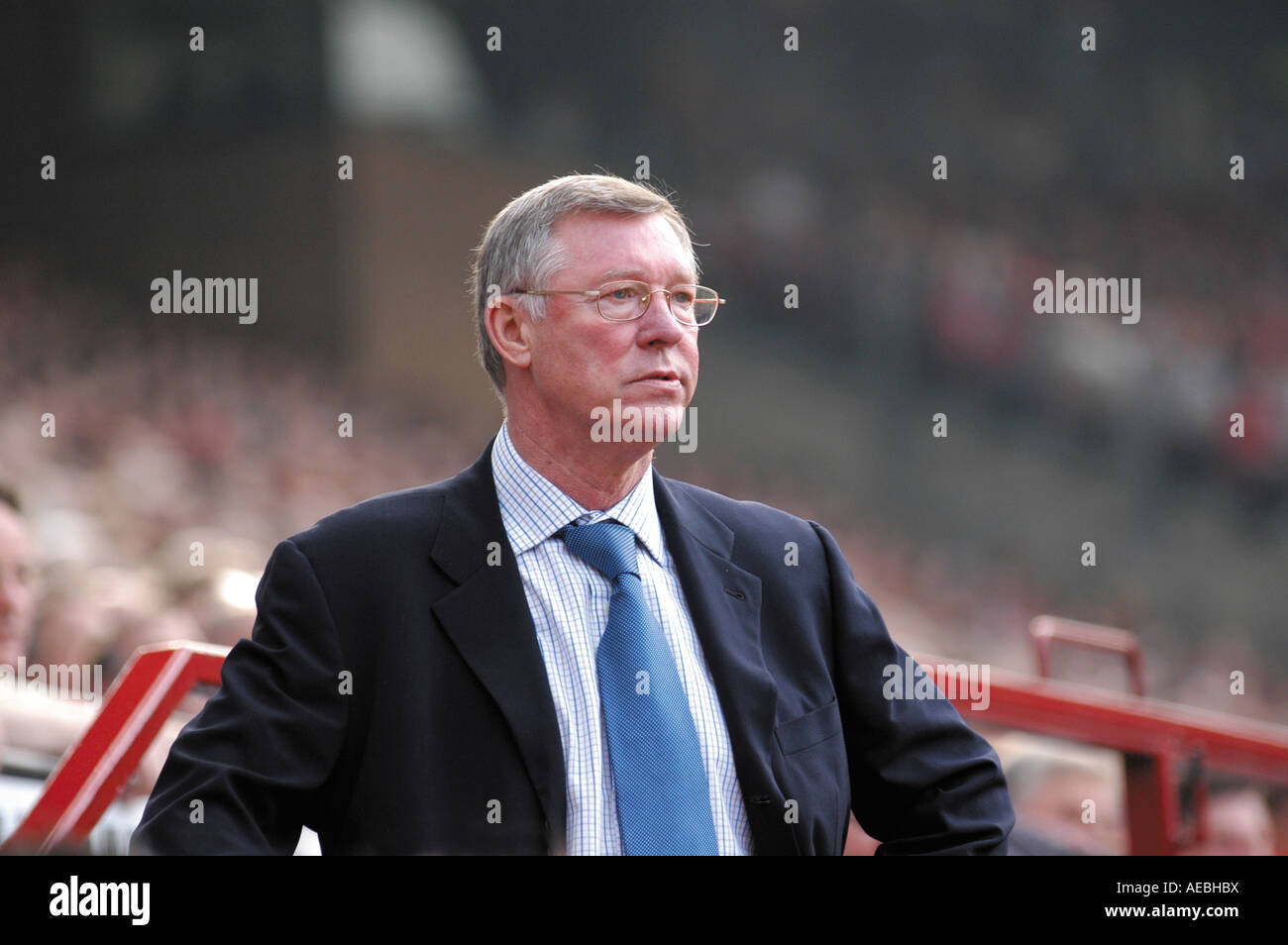 Il sir Alex Ferguson Foto Stock