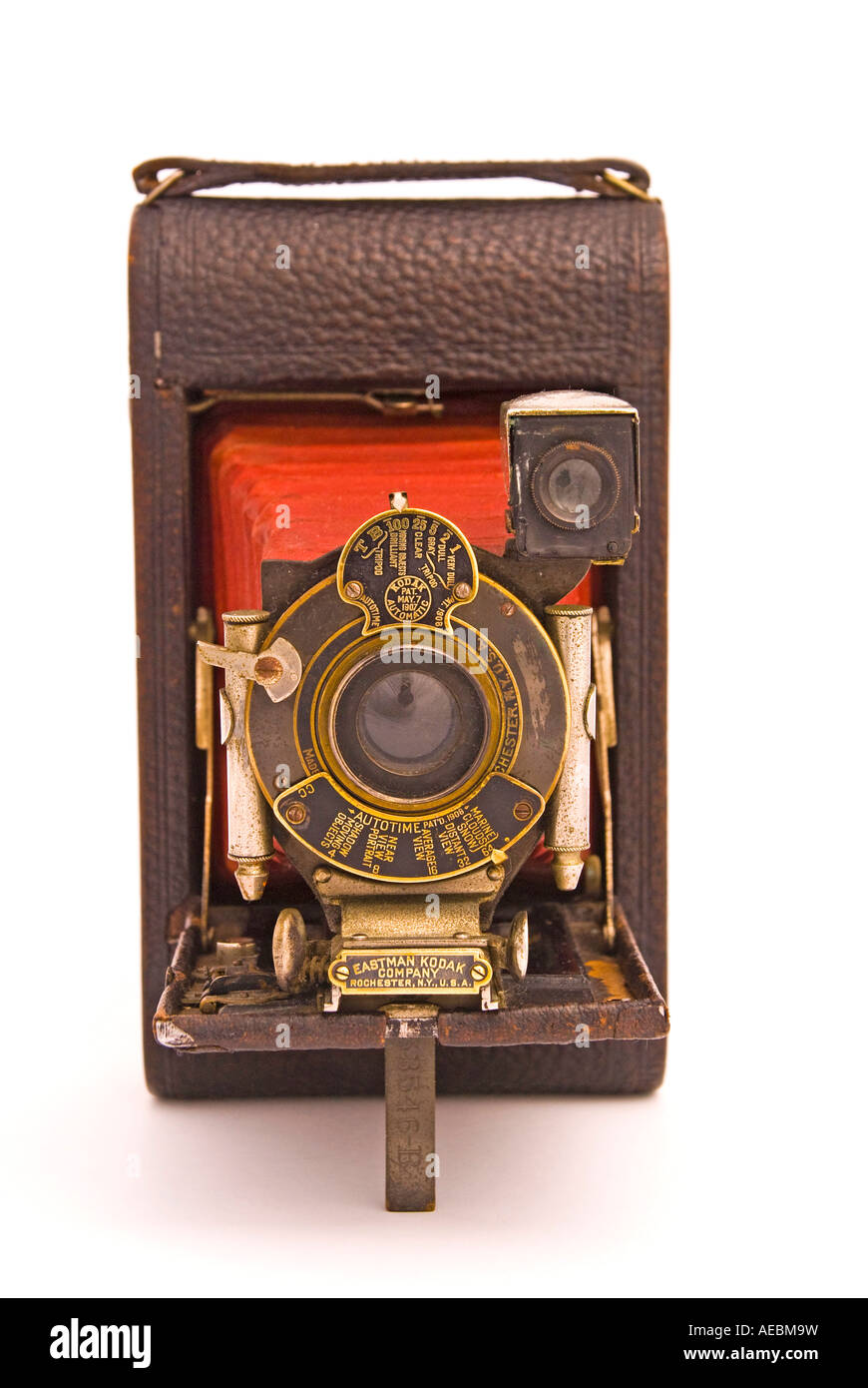 Un numero di modello di 3 tasca di piegatura della fotocamera Kodak circa 1902 Foto Stock