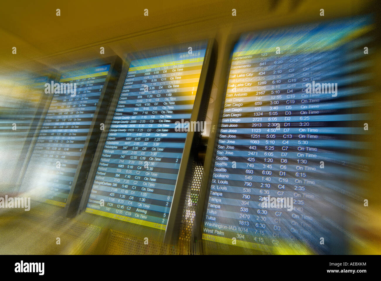Volo aereo bordo, dall'Aeroporto di Phoenix, STATI UNITI D'AMERICA Foto Stock