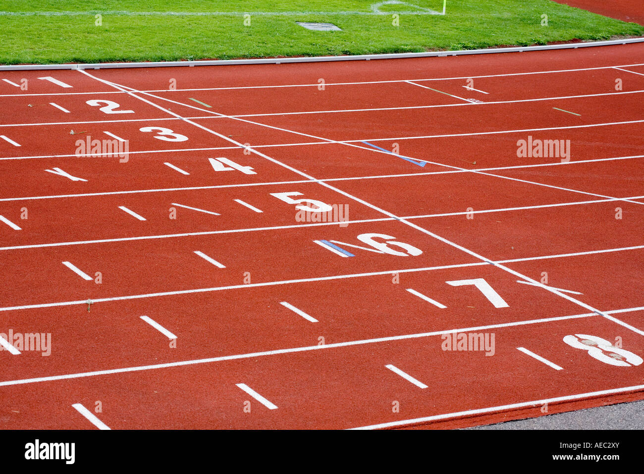 corsie di atletica leggera Foto Stock