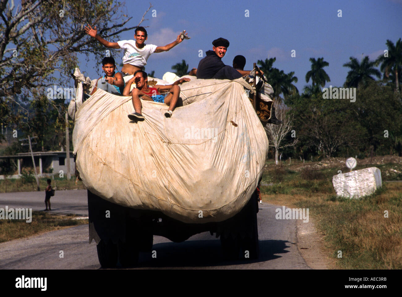 Pinar del Rio il cotone maso contadino cubano Cuba Foto Stock