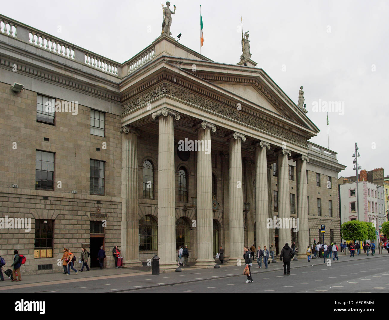 Dublino Ufficio Generale delle Poste. Dublino, County Dublin, Irlanda. Foto Stock