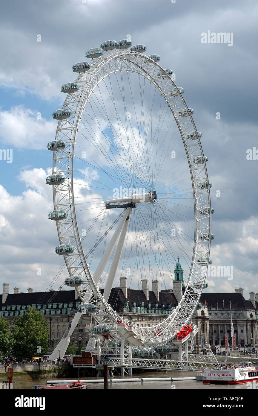 London Eye Foto Stock