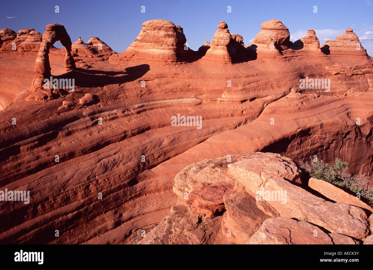 Delicate Arch, USA Utah, archi NP Foto Stock